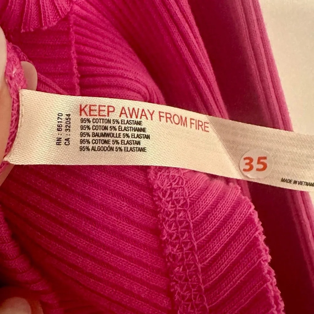 FREE PEOPLE FP Movement Laura Hot Pink Long Sleeve Active Top Medium NWOT - Picture 8 of 8